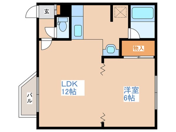 エルキュール３１８の物件間取画像